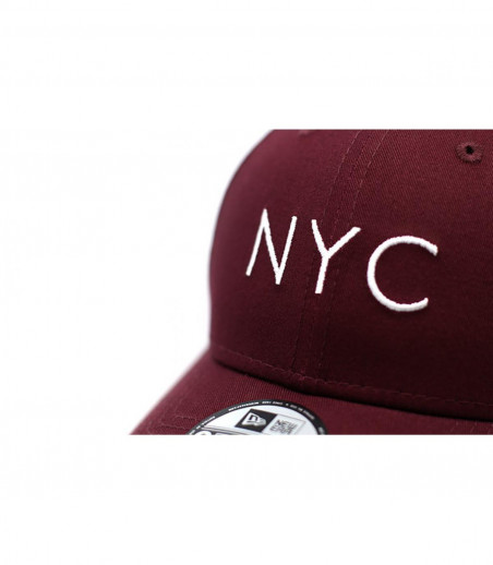 gorra NYC granate